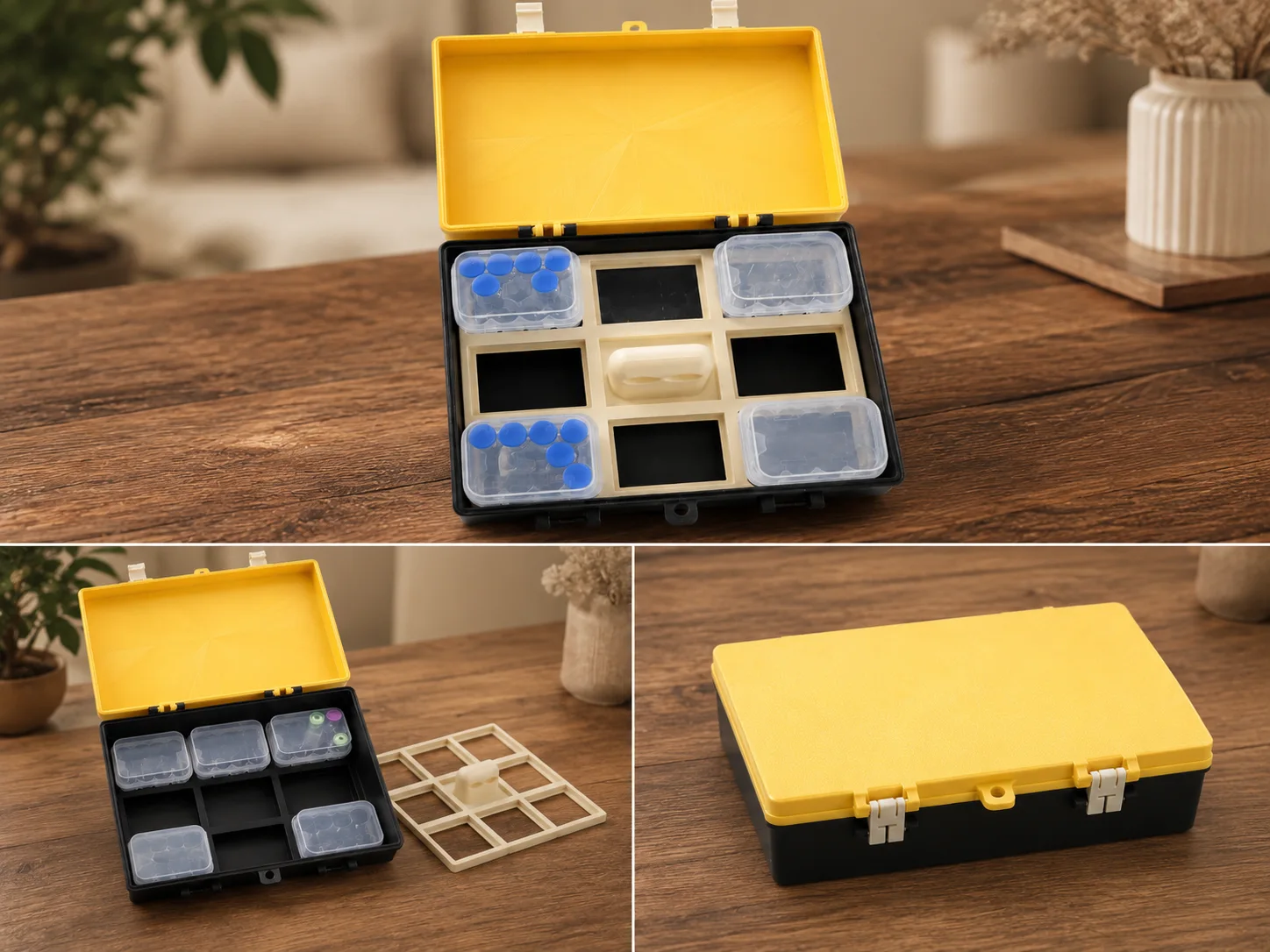 17-Kit Dual-Layer Vial Case – SnapShut or Hardware model preview
