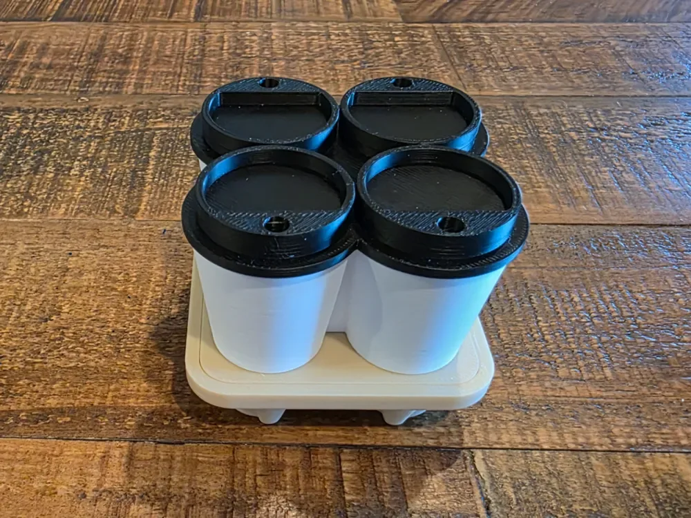 Coffee Run Vial Holder – 5 Vial Carrier model preview