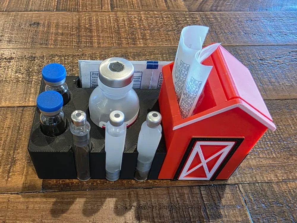 Recon Station: Vial & Cartridge Organizer model preview