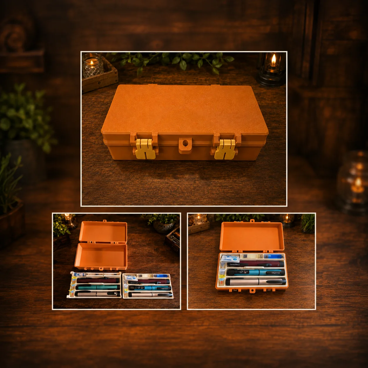 SnapShut Injection Pen & Cartridge Storage Case model preview