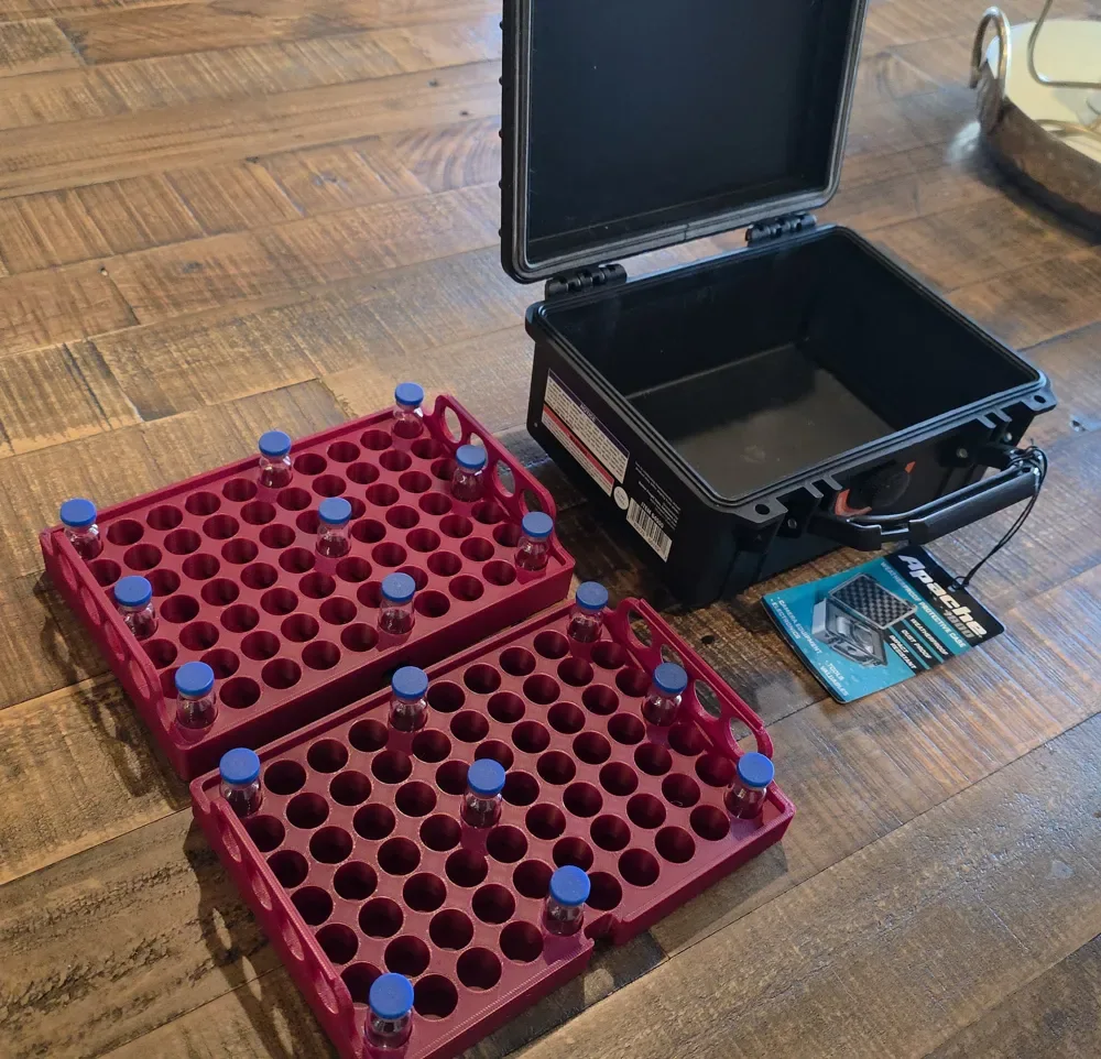 Apache 1800 Dual-Tray 140-Vial Insert model preview