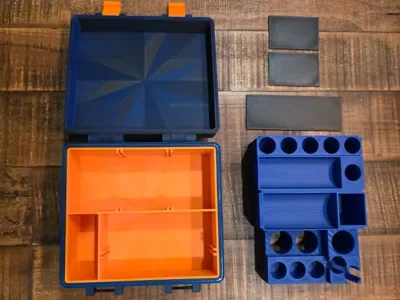 Modular Daily Peptide Fridge Case model preview